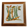 Dessous de plat ancien avec motif botanique