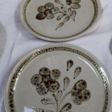 Set of 7 Plates Sarreguemines France Atelier d'Art