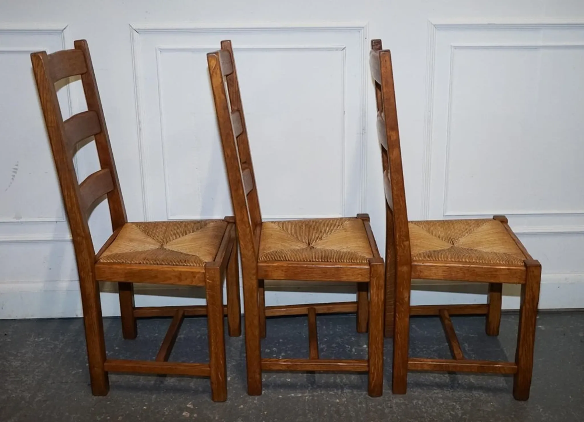 Vintage Dining Chairs, France, 1950s, Set of 6