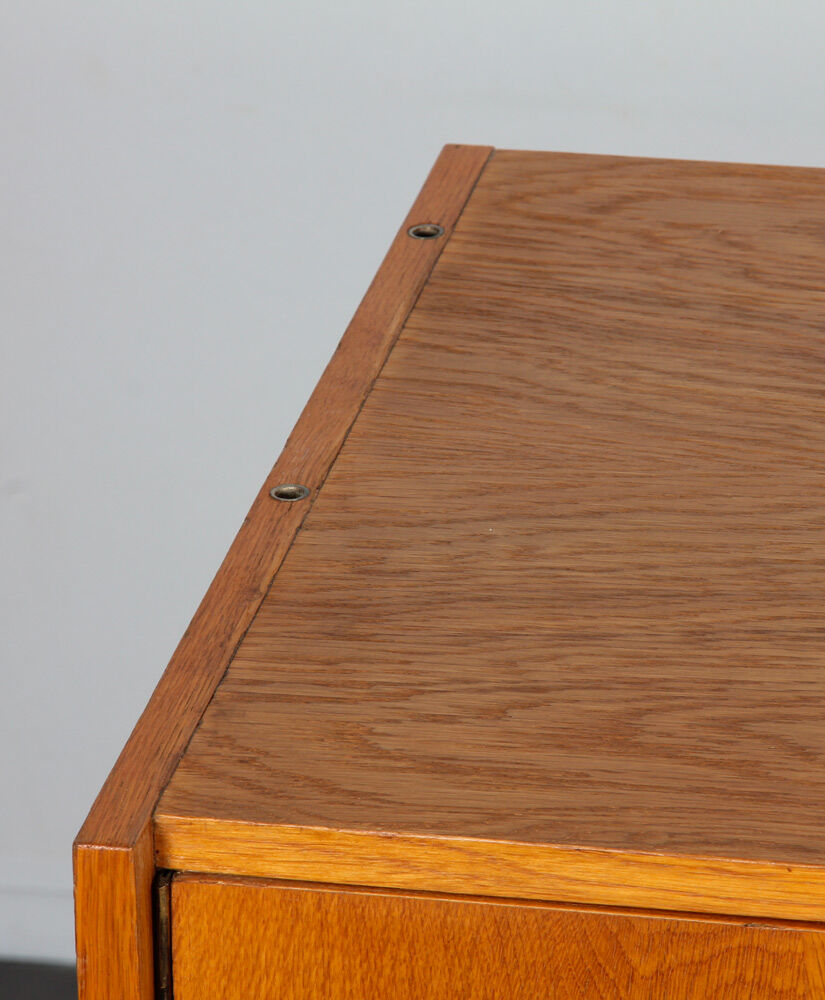 Vintage oak storage by Jiri Jiroutek, model U-458, 1960