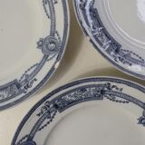 Iron earth 6 flat plates medaillon