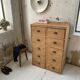 Craft furniture with drawers shell handles