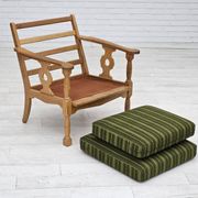 1970s, Danish design, oak wood armchair in furniture wool, original condition.