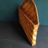 French vintage basket for the wall