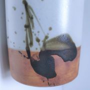 Vase grès émaillé de la poterie la Colombe années 70
