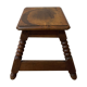 Tabouret en noyer de style Louis XIII du XIXème siècle