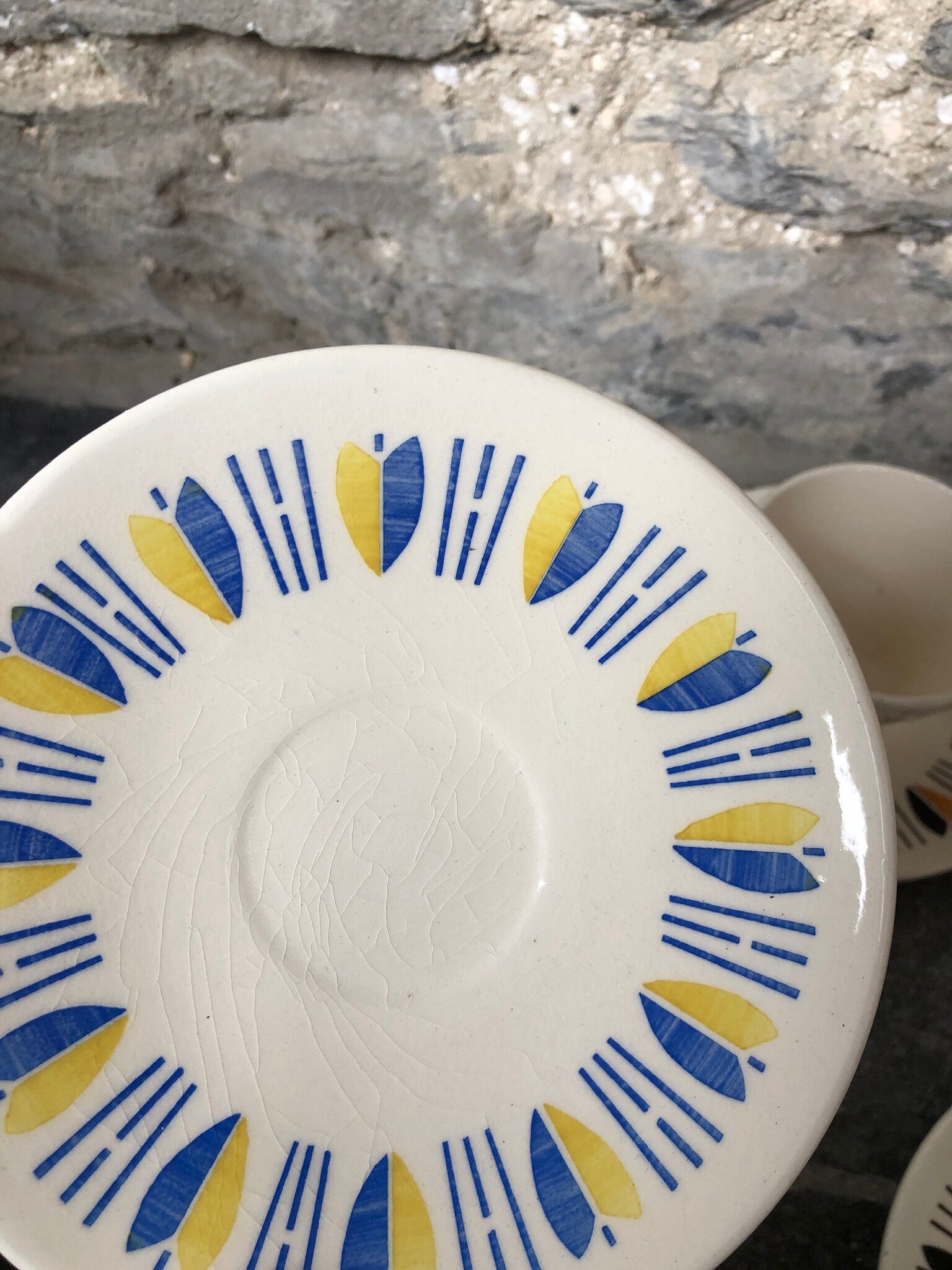 6 cups and saucers, late 60s