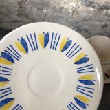 6 cups and saucers, late 60s
