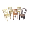 Set of 5 pretty mismatched chairs