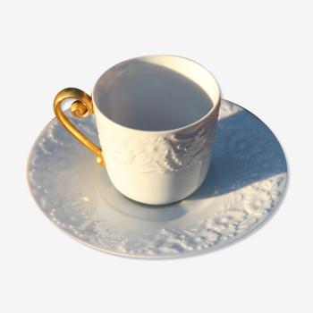 Mocha cup and its Swiss porcelain saucer, 1979