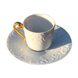 Mocha cup and its Swiss porcelain saucer, 1979