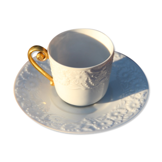 Mocha cup and its Swiss porcelain saucer, 1979
