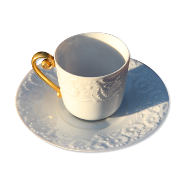 Mocha cup and its Swiss porcelain saucer, 1979