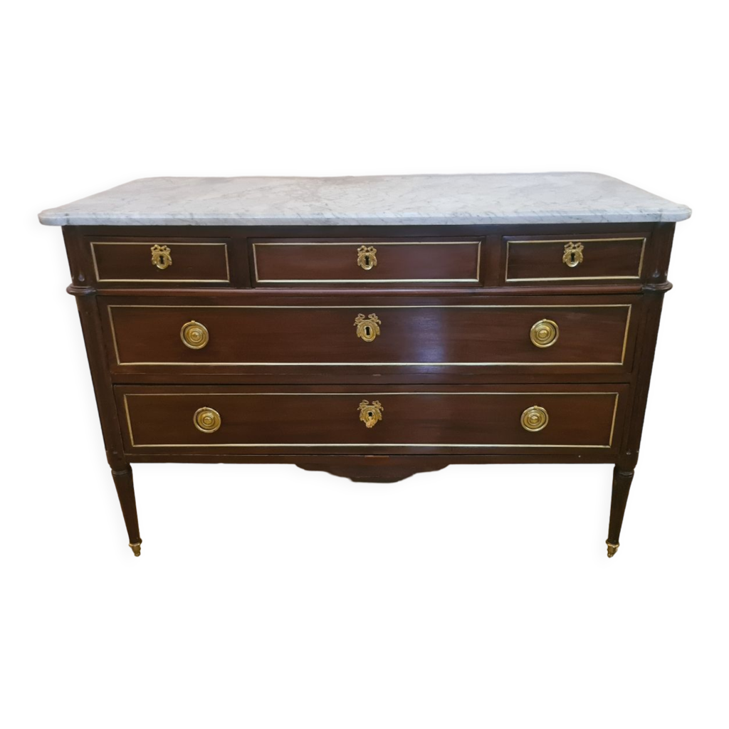 1 Paire De Commodes Baroques, 18e Siècle