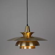 Danish vintage pendant lamp Roma by Junge, 1980s