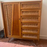 Small wicker cupboard