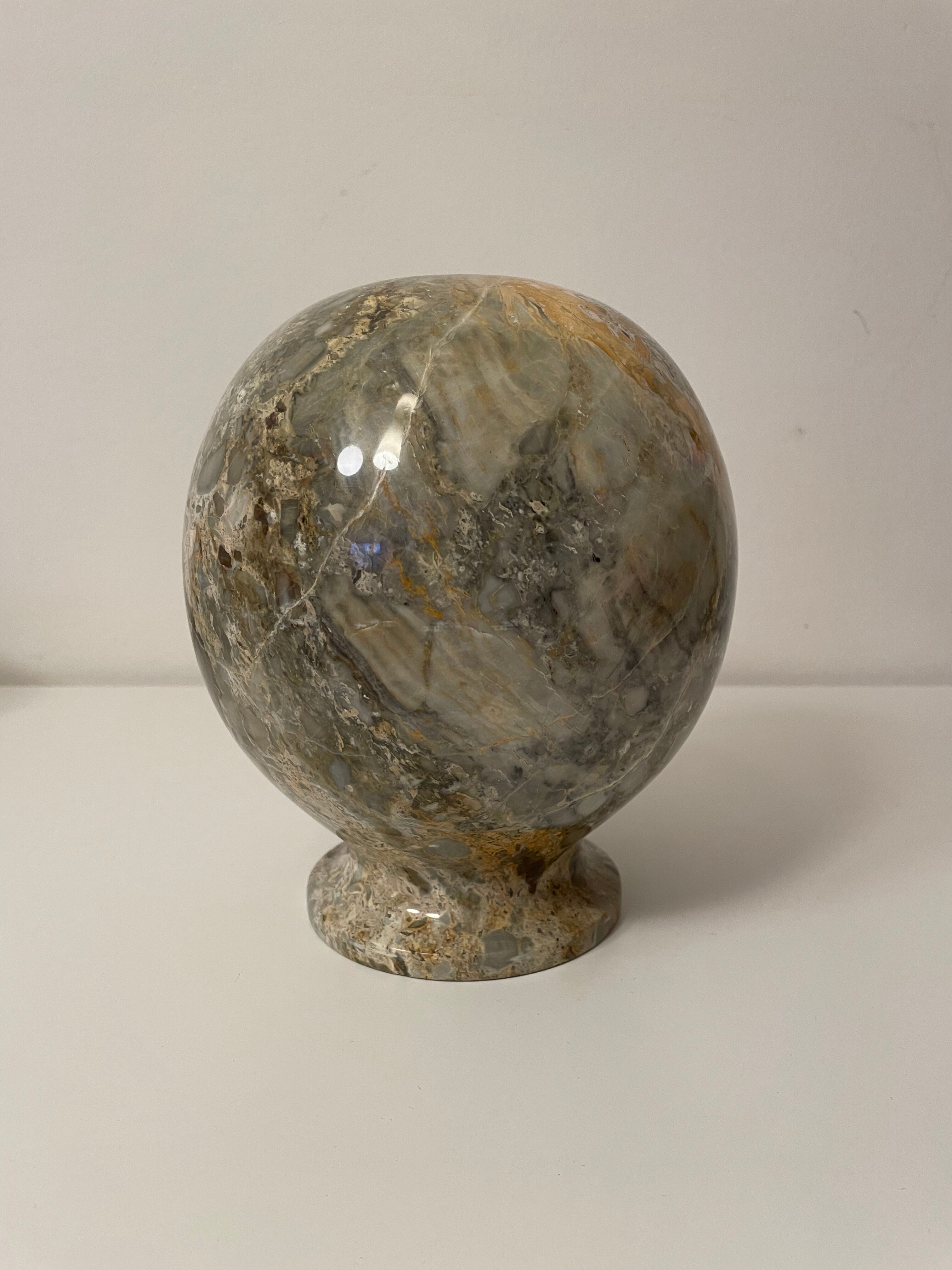 Marble ball vase
