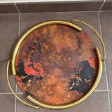 Vintage round tray