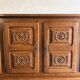 XXL buffet in carved oak