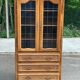 Vitrine Louis XV en bois signée Riskoff