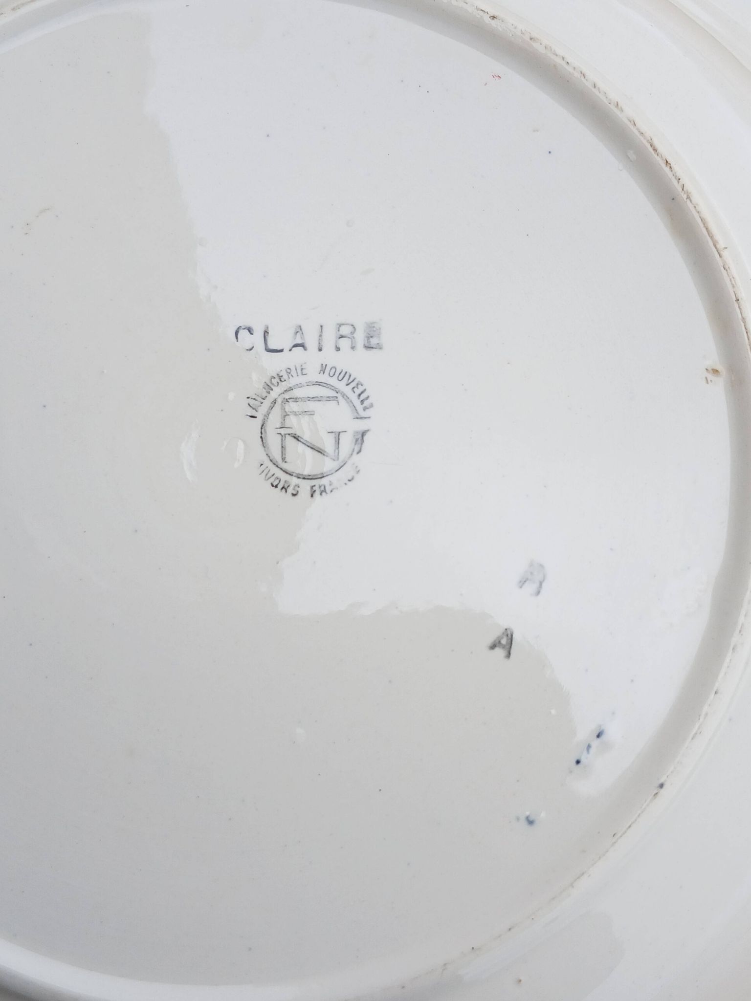 Plat de service ancien
