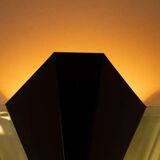 Minimalist 80s wall lamp, postmodern light fixture.