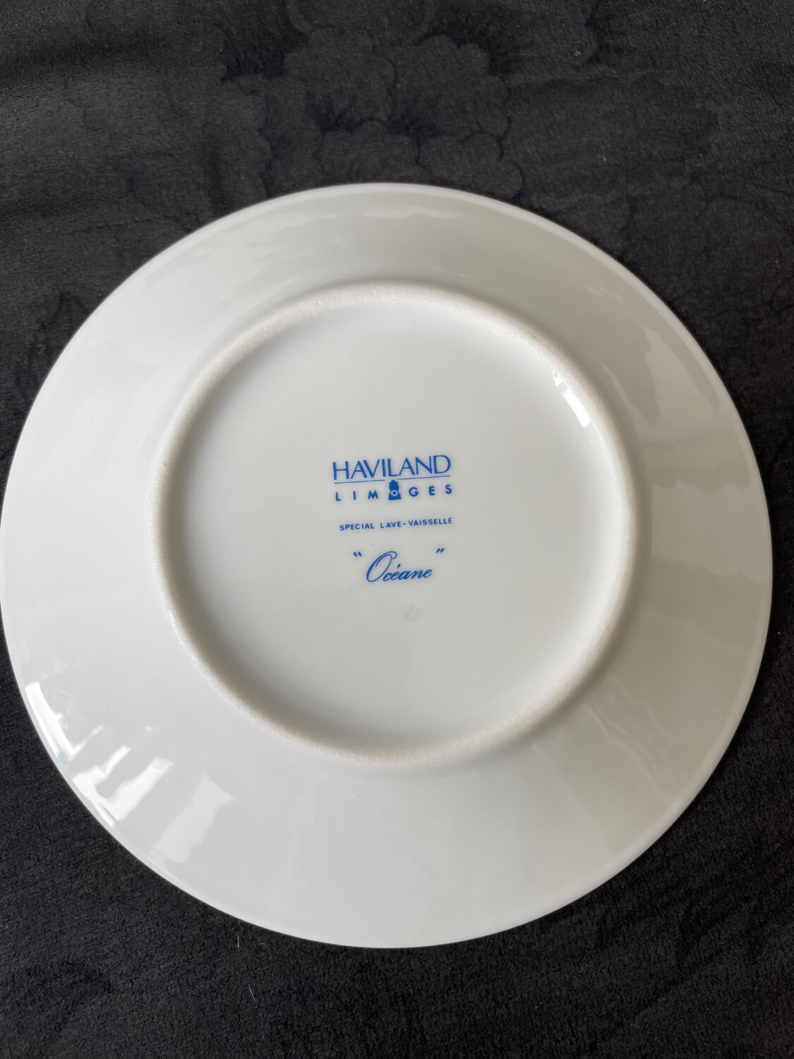 Limoges porcelain plates Haviland Océane