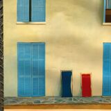 Exhibition poster by David Hockney The Metropolitan Museum of Art, 1988 (Large format)