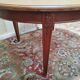 Oval Art Nouveau style dining table