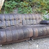 Modular drivers Italian design brown leather