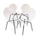 4 Transparent chairs