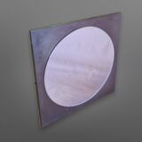 Mid century wall mirror made from brass, 1950s