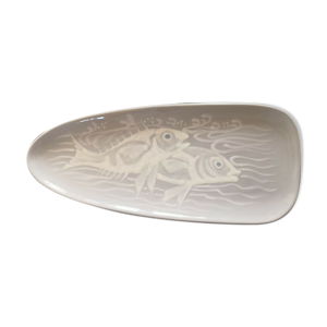 Céramique décor poisson