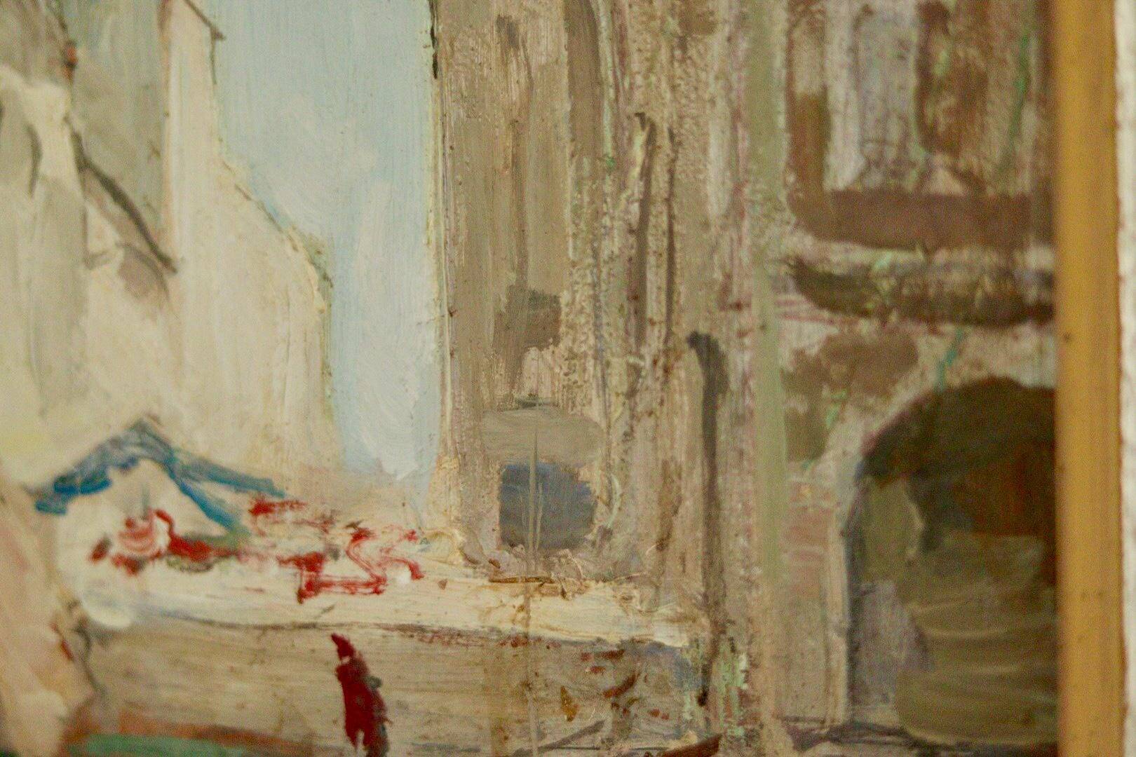 Painting "Scene of Venice" by Knut Norman