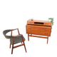 Iversen teak secretary, Danish style from the 1960s-70s.