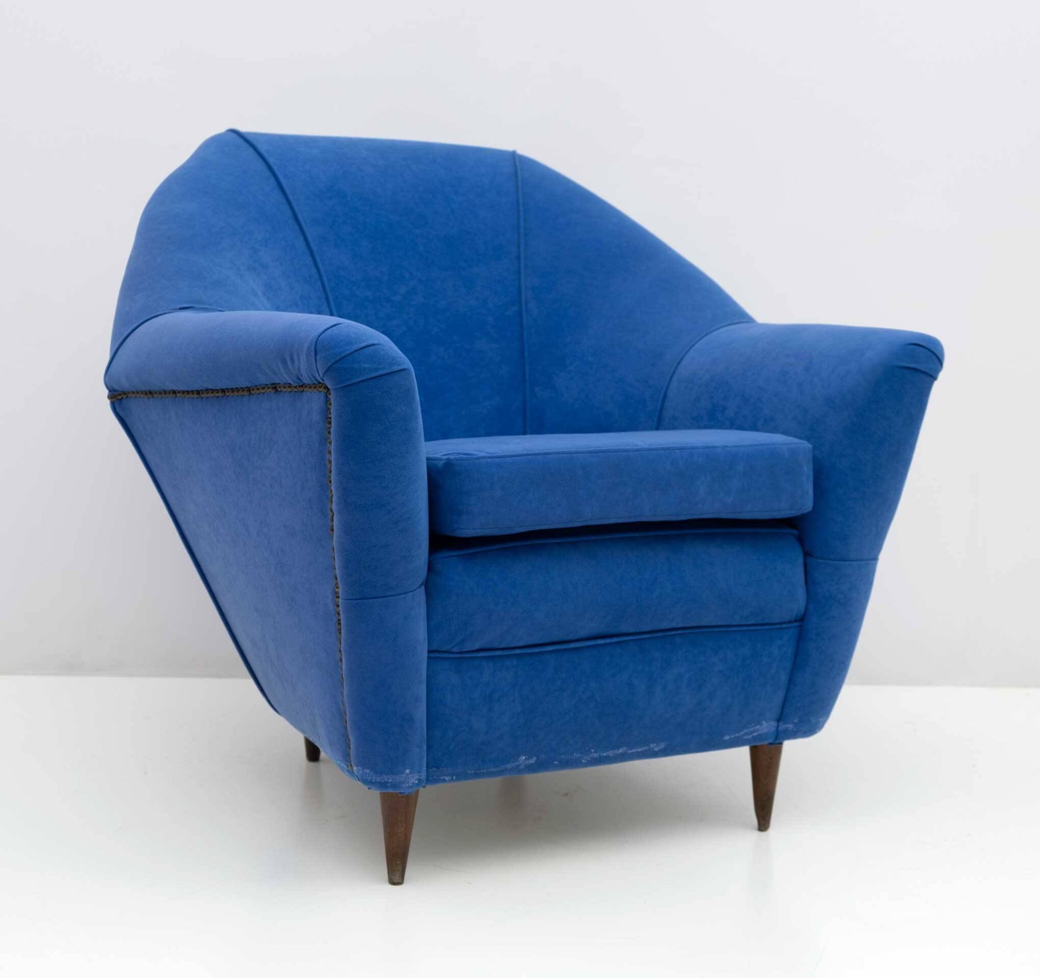 Pair of Ico Parisi MidCentury Modern Italian Armchairs for Ariberto Colombo