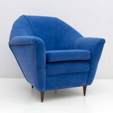 Pair of Ico Parisi MidCentury Modern Italian Armchairs for Ariberto Colombo