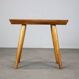 Tabouret en cerisier marqué mid-century ULUV, Tchécoslovaquie, années 1960