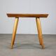 Cherry wood stool marked mid-century ULUV, Czechoslovakia, 1960s