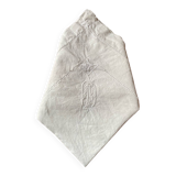 Monogrammed linen thread pillowcase with embroidery