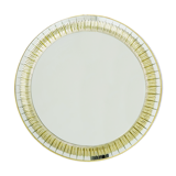 Cristal Arte Italian brass gilded crystal mirror 1960s