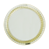 Cristal Arte Italian brass gilded crystal mirror 1960s