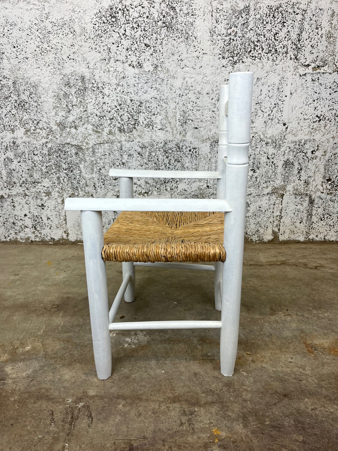 Chaise paillée enfant