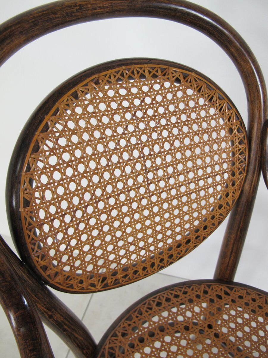 High chair for children in curved wood by Michael Thonet for Thonet