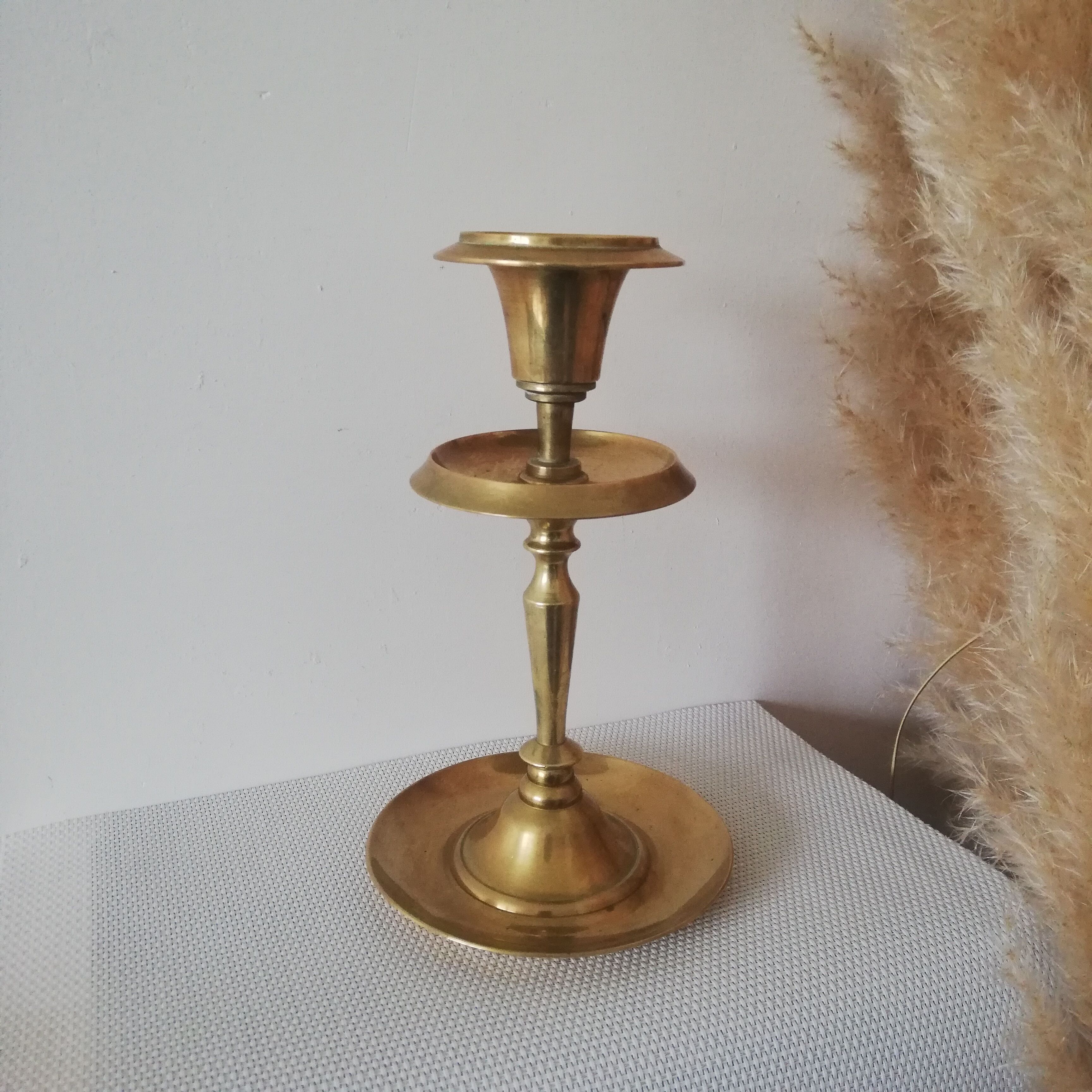 Brass candle holder