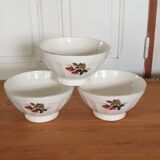 Set of three bowls