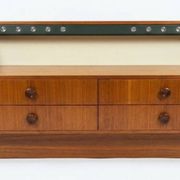 Scandinavian teak chest of drawers from the 1960s.