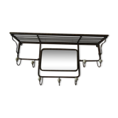 Coat rack cloakroom wall mirror metal industrial style