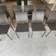 8 chaises en cuir Kiris édition Gorini Divani