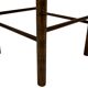 Vintage Wooden Stool With Rope Seat 60s Minimalist
